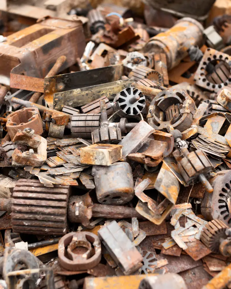 Responsible iron scrap recycling