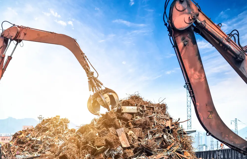 Industrial warehouse scrap clearance