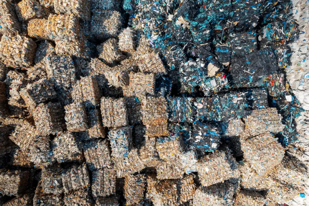 Ferrous metal scrap yard